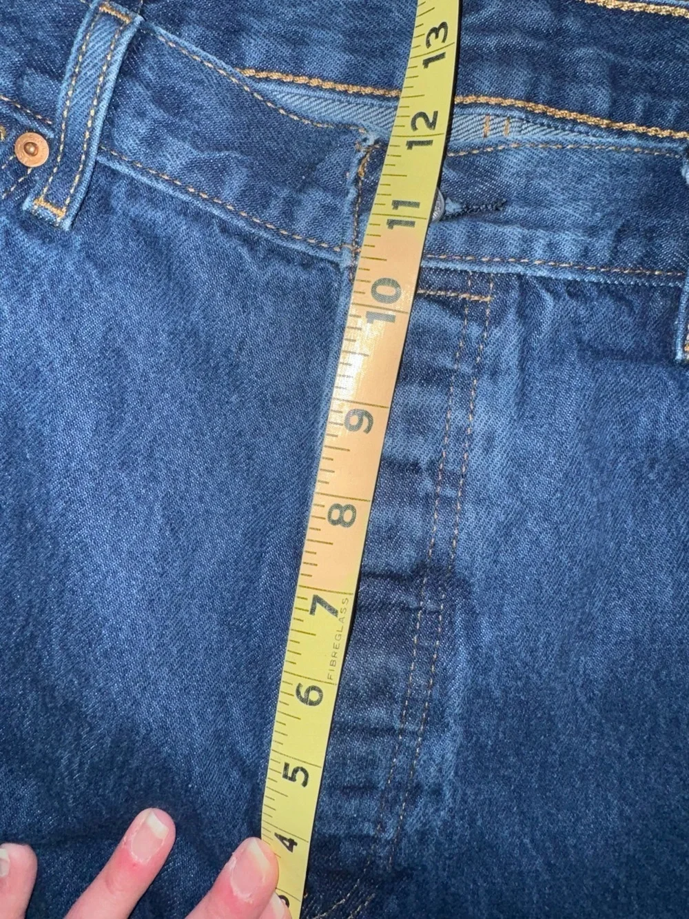 Levi’s 501 Original Button Fly Dark Wash Straight Leg Jeans Men’s 38x30